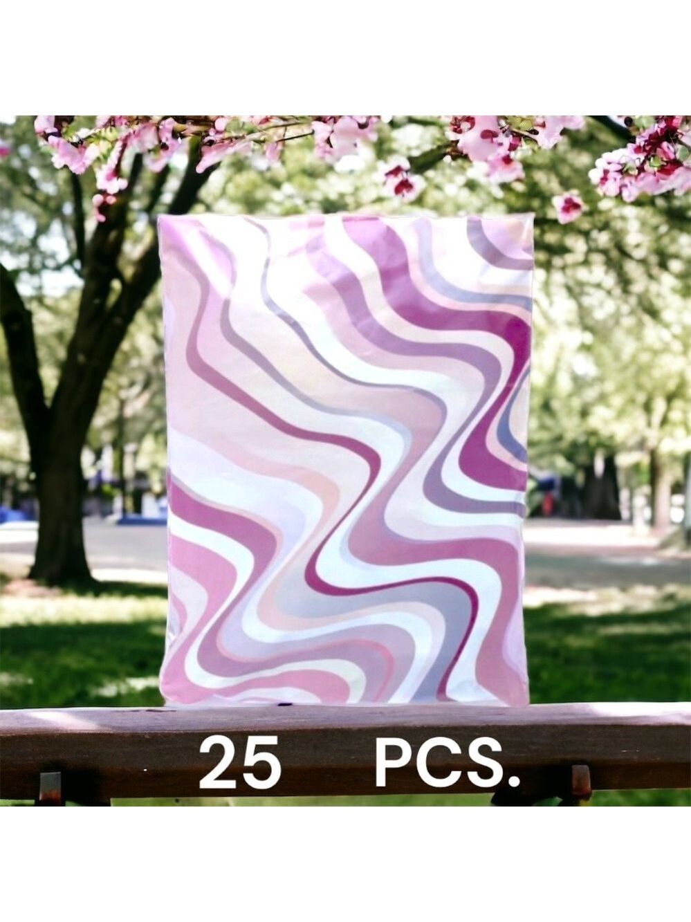 25 10X13 Poly Mailers Abstract Swirl PRICE IS FIRM HOST PICK - Picture 5 of 11